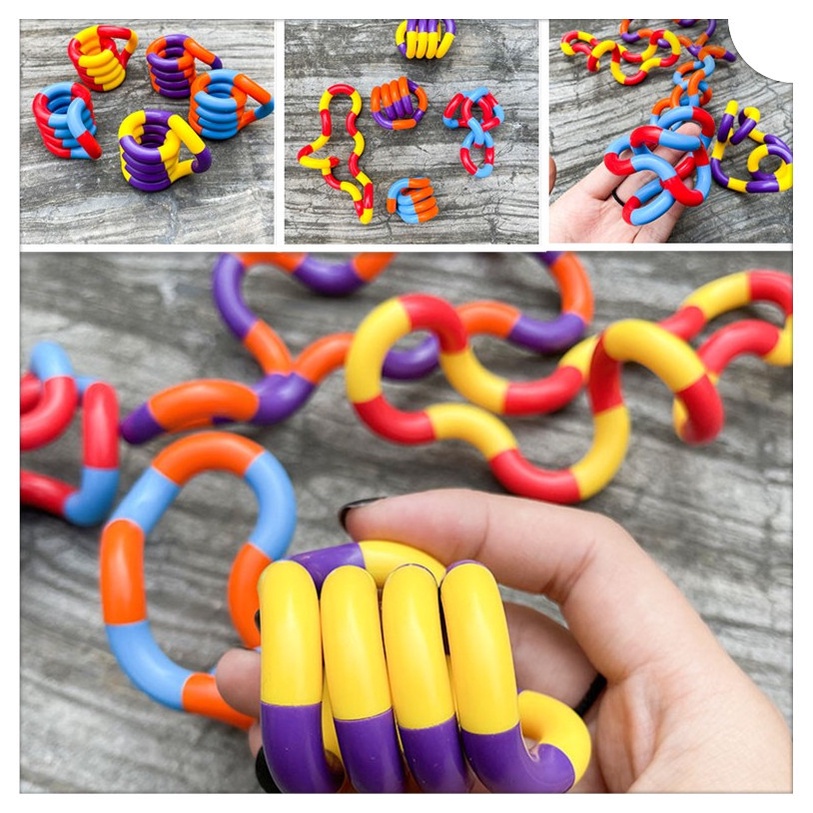 Feeling Winding Toy , Magic Fidget Toys, Creations Toy, Decompression Toys,  Relax Therapy Stress Relief Toys, Combine into New Shapes, Hand-Eye