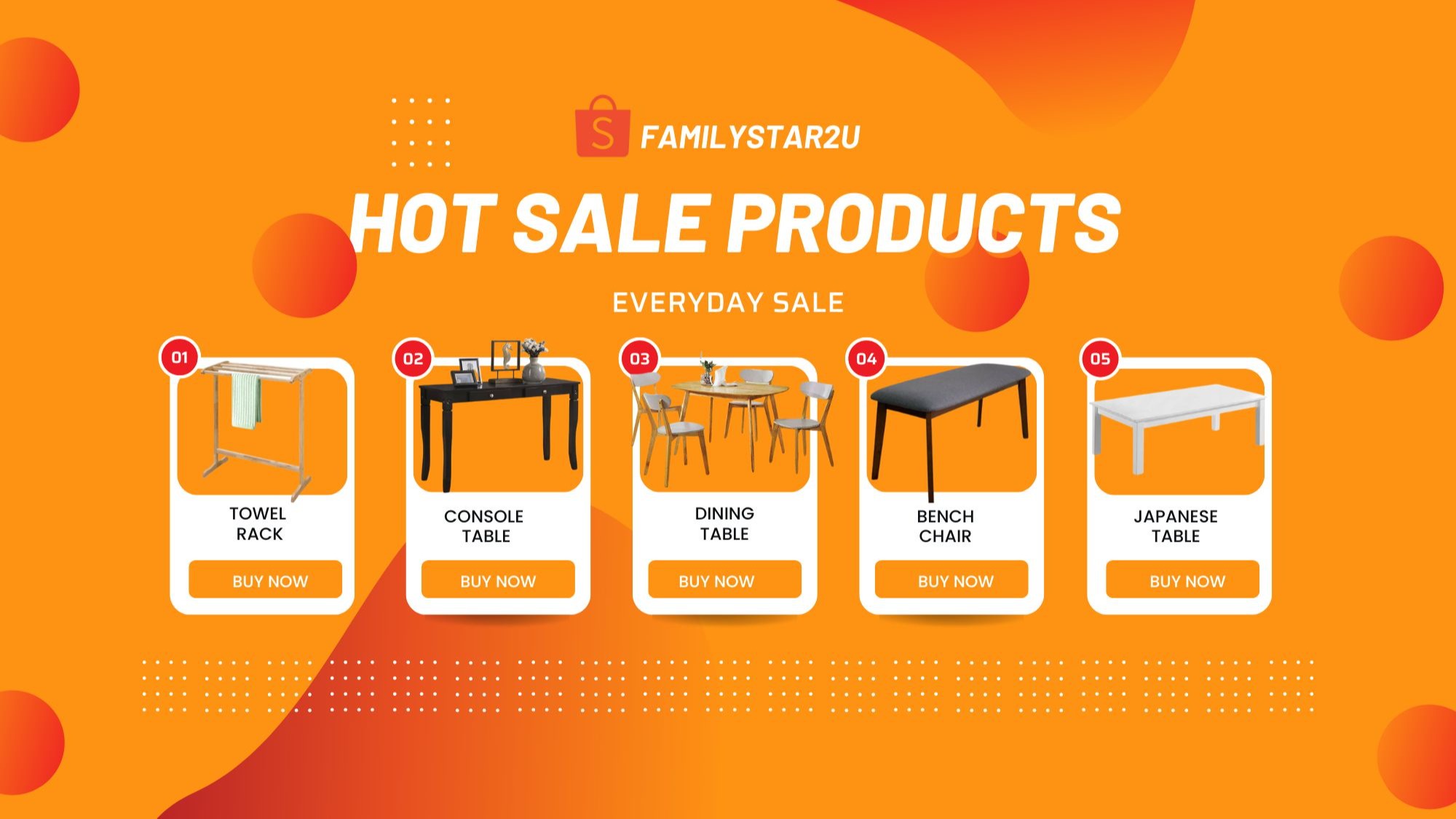 FAMILY STAR ONLINE FURNITURE, Online Shop Shopee Malaysia