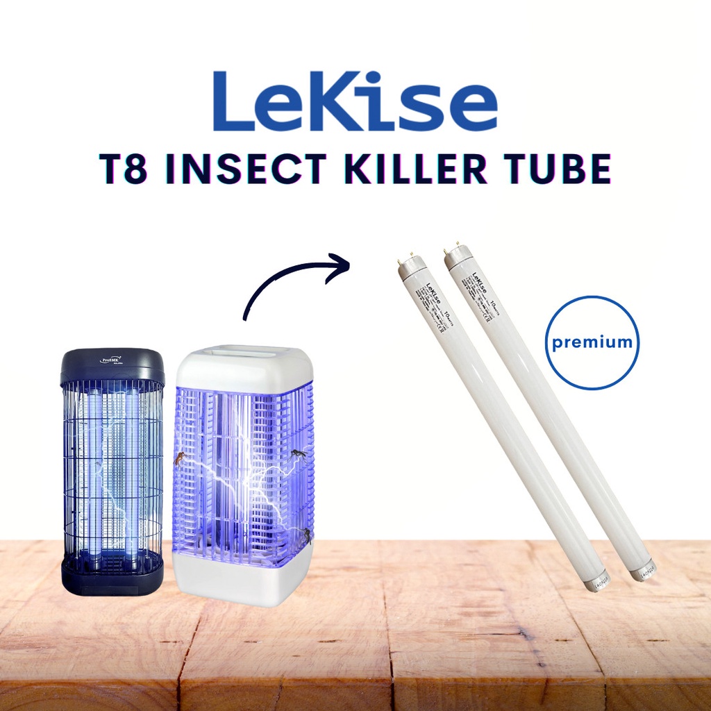 Lekise 10W Black Light UV Tube Replacement Tube for Insect