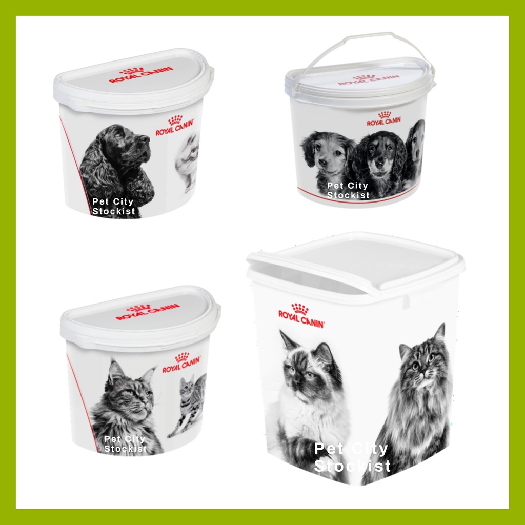 Royal canin 2024 dog food container