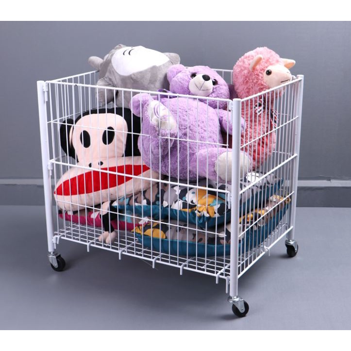 Supermarket Promotion Basket Offer Bin Trolley Mesh Offer Bin Mesh Metal promotion basket