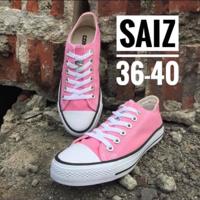 Kasut sale converse pink