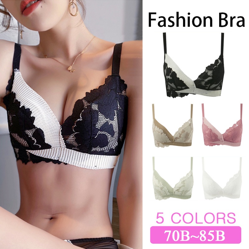 ♚BIG SALE♚ [Bra Set - Bra&Panty]High quality Lace Bra Set Wireless Bra Set  /Sexy Bra Set /Adjustable bra set Push Up Bra Set [AA66]