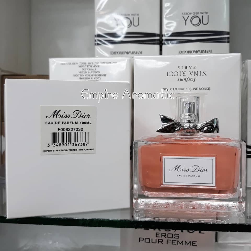 Miss dior le parfum tester new arrivals