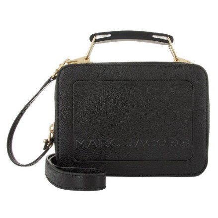 Marc jacobs mini discount box bag black