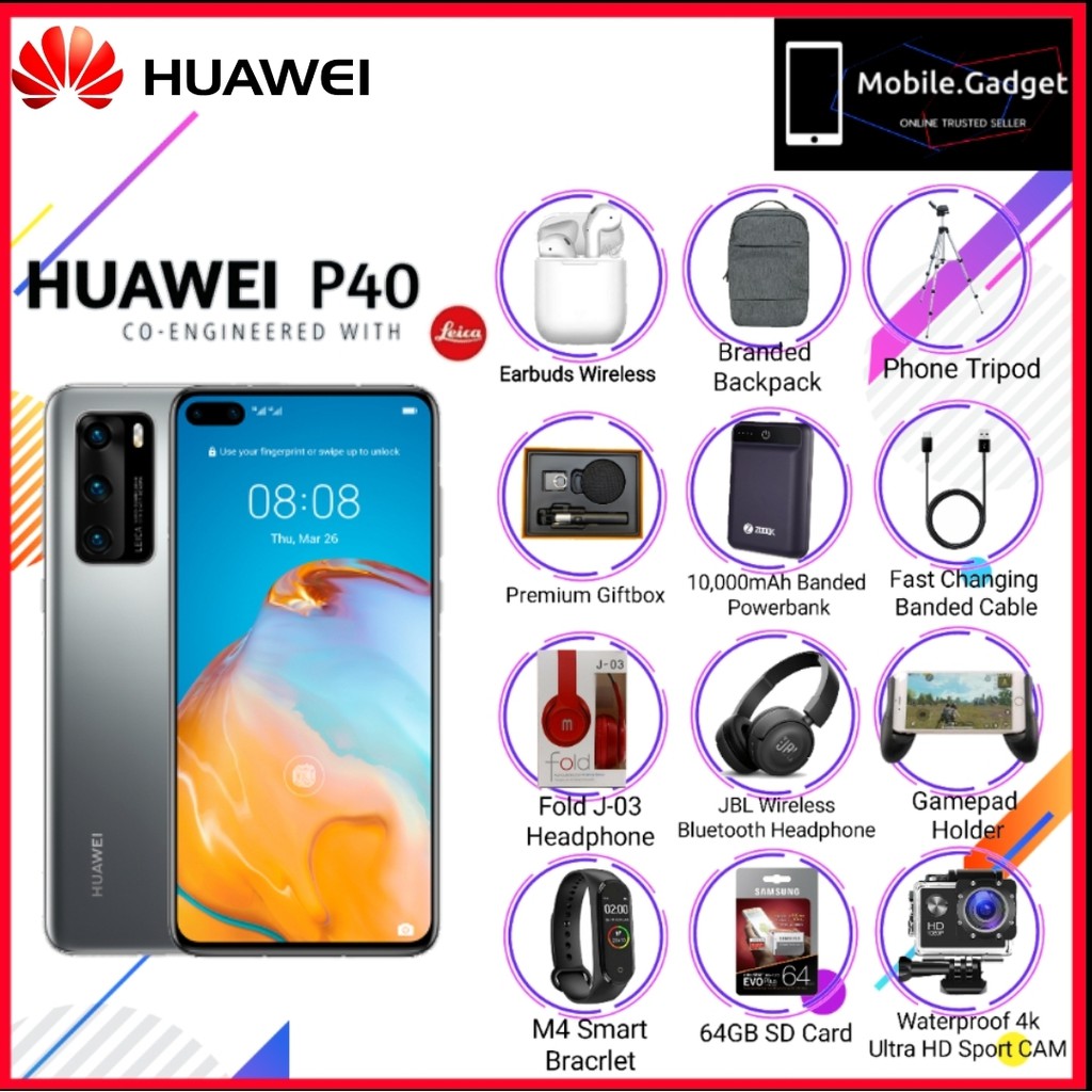 Huawei p40 cheap pro free earbuds