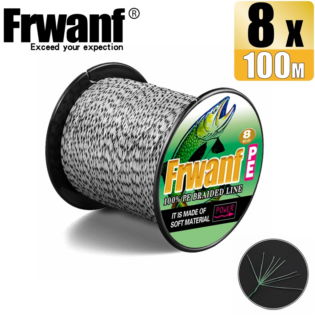 Procean 100% PE 4 & 8 Strands Braided Fishing Line, 6-300 LB Sensitive  Braided Lines, Super Performance and Cost-Effective : : Sports 