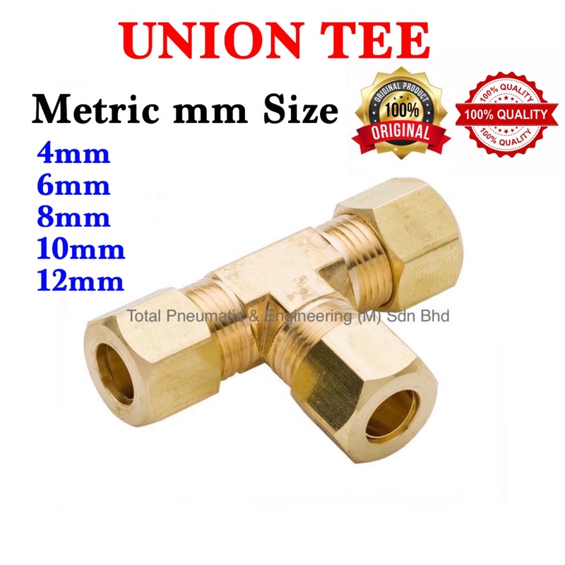 Brass Fitting (Inches Size) Compression Male Connector Compression Fitting  Brass Pipe Fitting Copper Pipe Connector