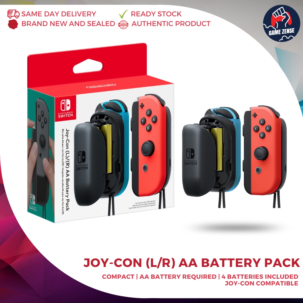 Joy con aa battery 2024 pack