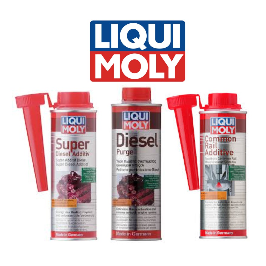 Liqui Moly Additives Package- Super Diesel + Common Rail Additive + Diesel  Purge