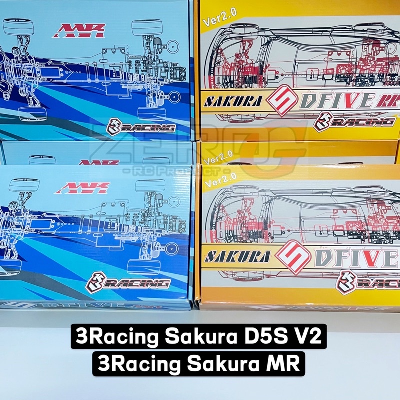 3Racing Sakura D5S D5 D5SRR D5MR MR Ver.2 V2 1/10 Rc Rwd EP Drift