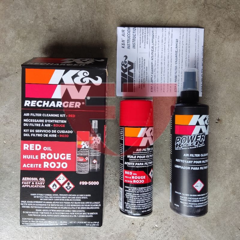 K&n on sale recharge kit