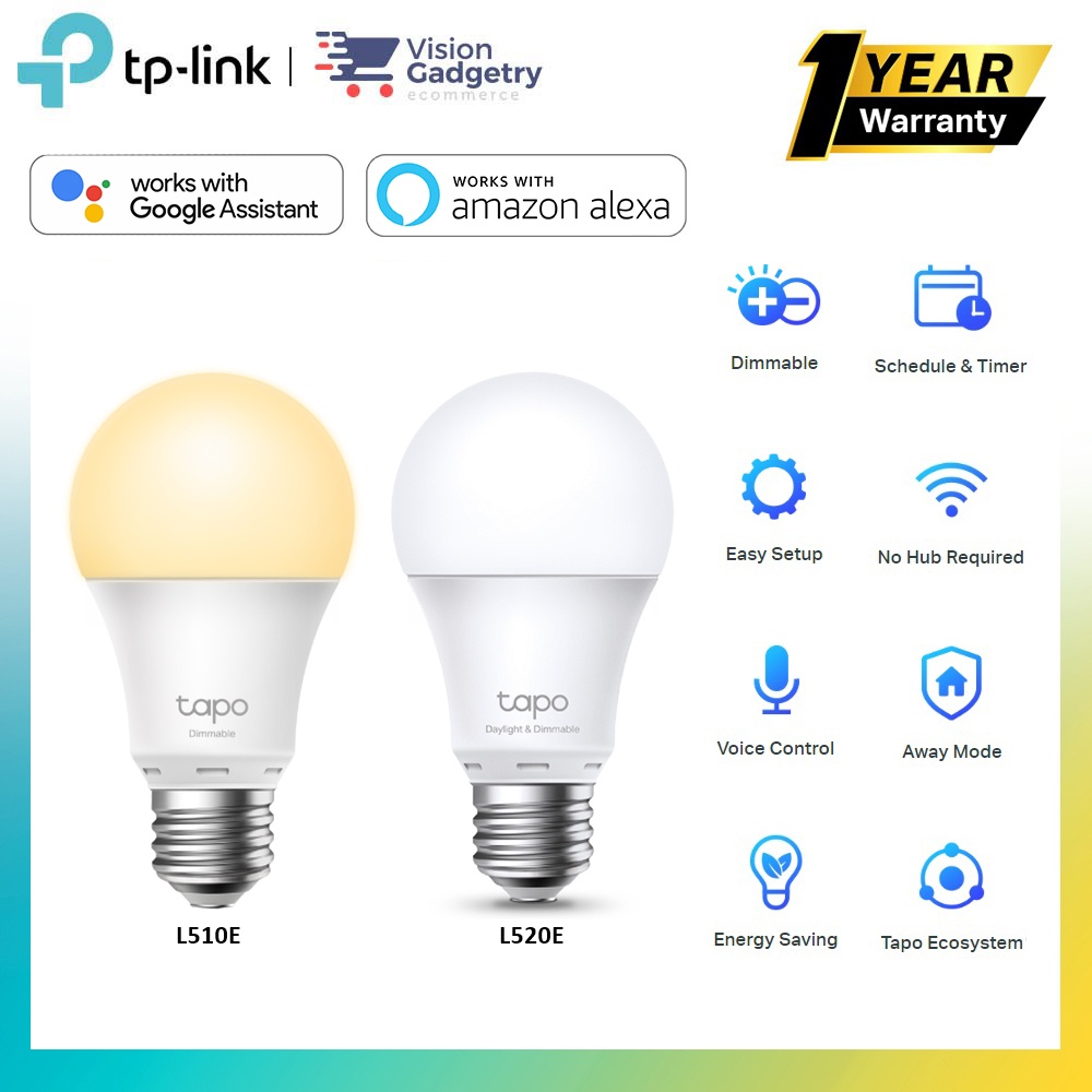 Buy TP-LINK Tapo L510E Smart Light Bulb - E27