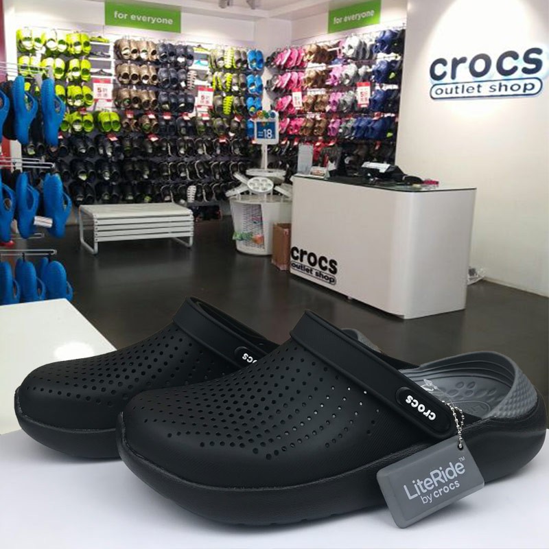 Crocs literide discount black slate grey