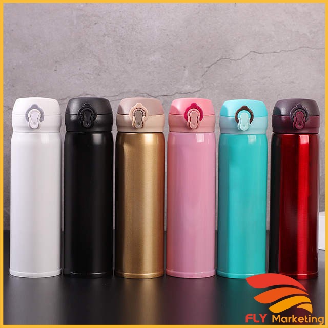 Botol Thermos premium Include box/lv intelligent 500ml stainless steel life  vacuum