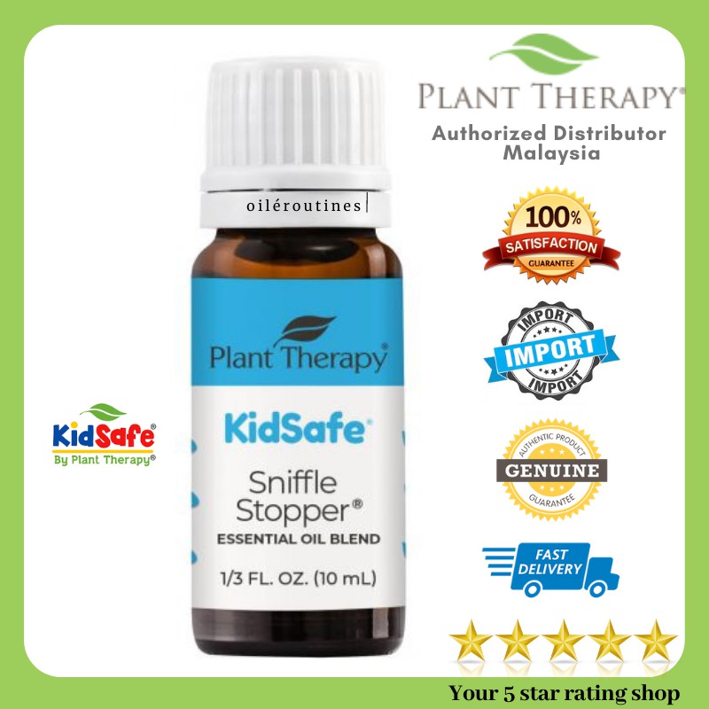 Plant Therapy Sniffle Stopper KidSafe Essential Oil Blend 10 ml