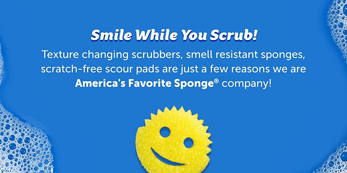Get America's Best Smiling Scrubber from Scrub Daddy today!