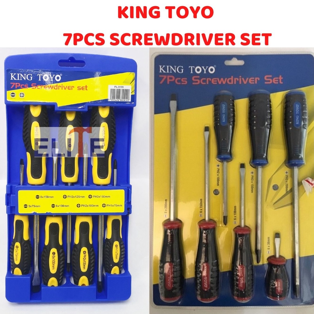 King deals screwdriver set