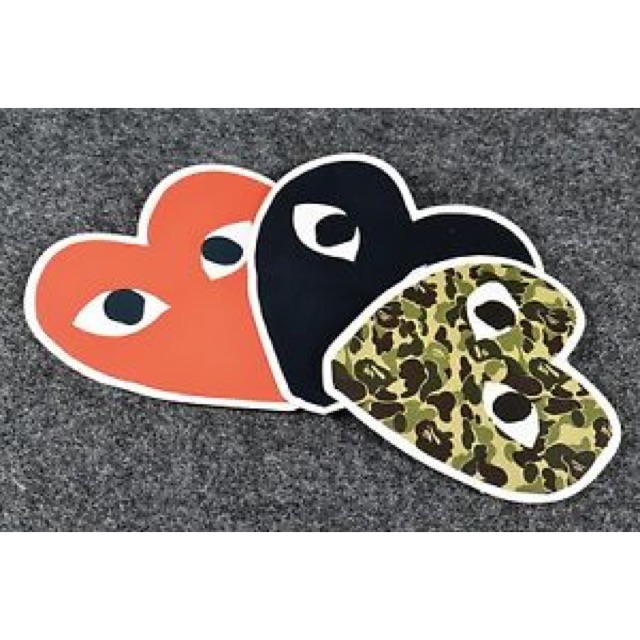 Comme des garcons sticker sales pack