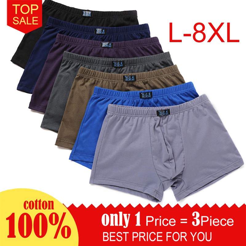 Masterpolo Bamboo Charcoal Boxer Underwear 2 Pcs in 1 Box Seluar Dalam  Lelaki Besar Quality Spender