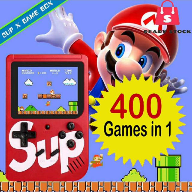 Retro gameboy with 400 deals built in games