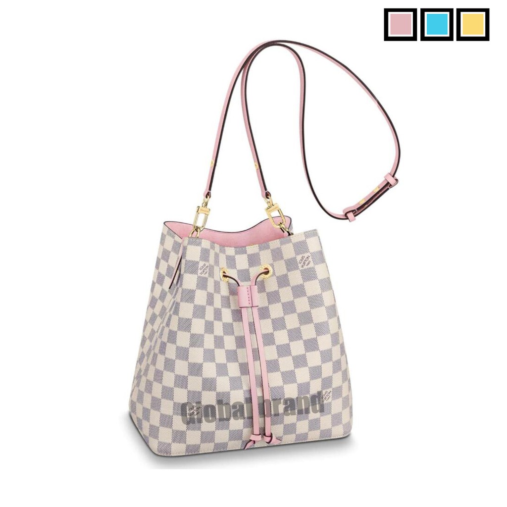 Louis Vuitton Damier Azur Canvas NeoNoe Bucket Bag N40151 Pink  Louis  vuitton damier, Louis vuitton damier azur, Louis vuitton