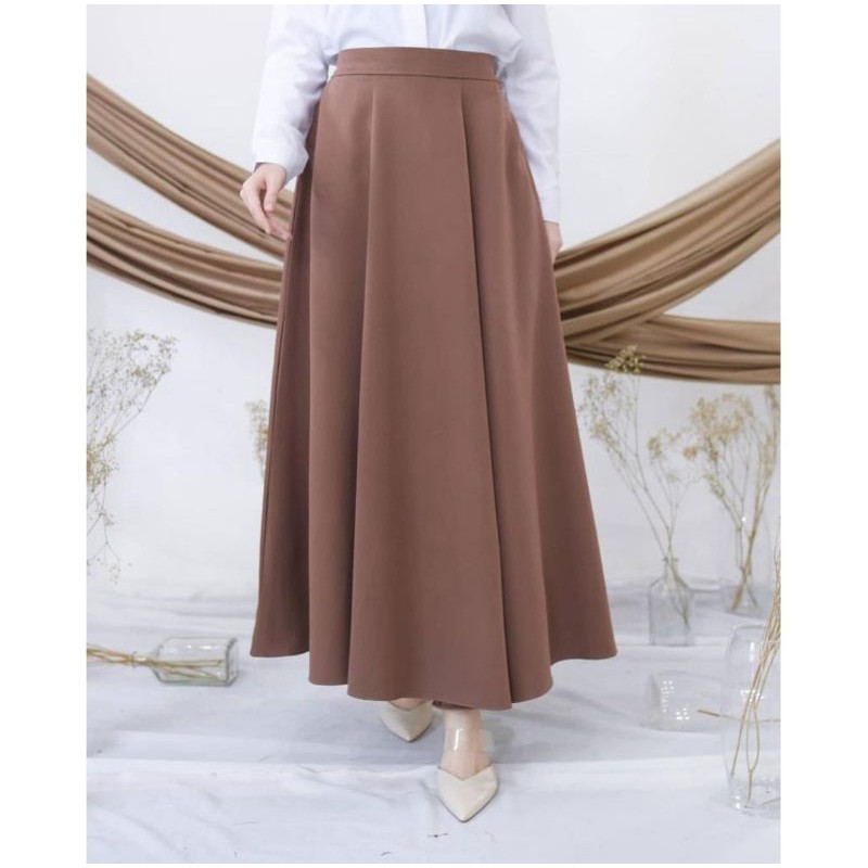 Jersey skirt outlet material