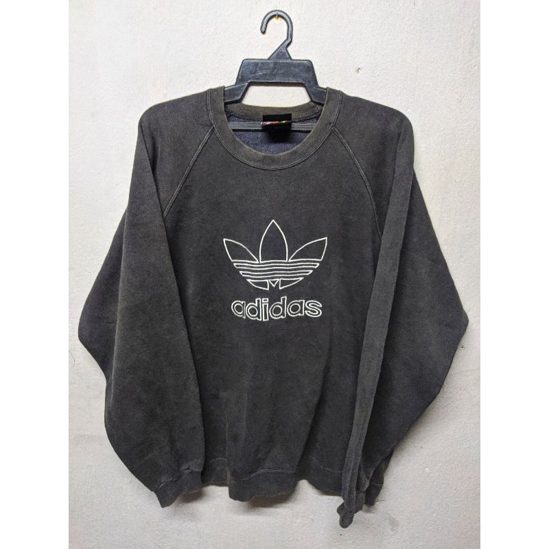 Vintage Adidas ® Three Foils Made in USA Sweatshirt Sweater Bunga