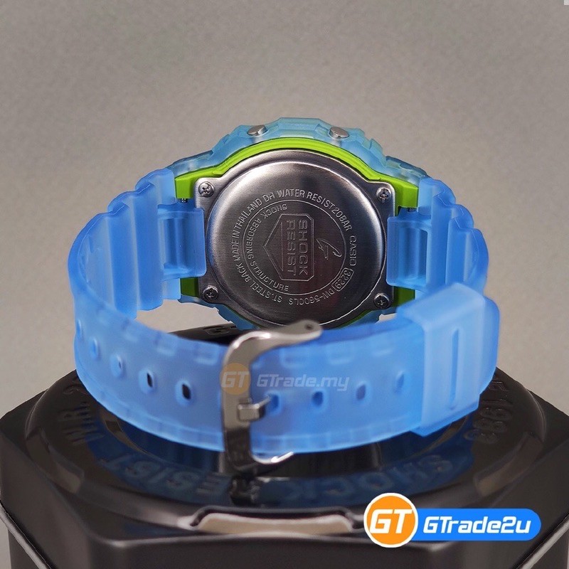 G shock DW5600LS JELLY PETAK 100 ORIGINAL