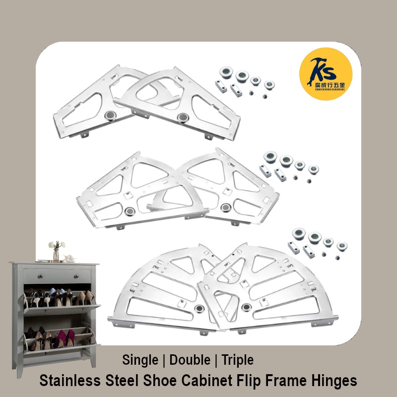 Shoe on sale cabinet hinges