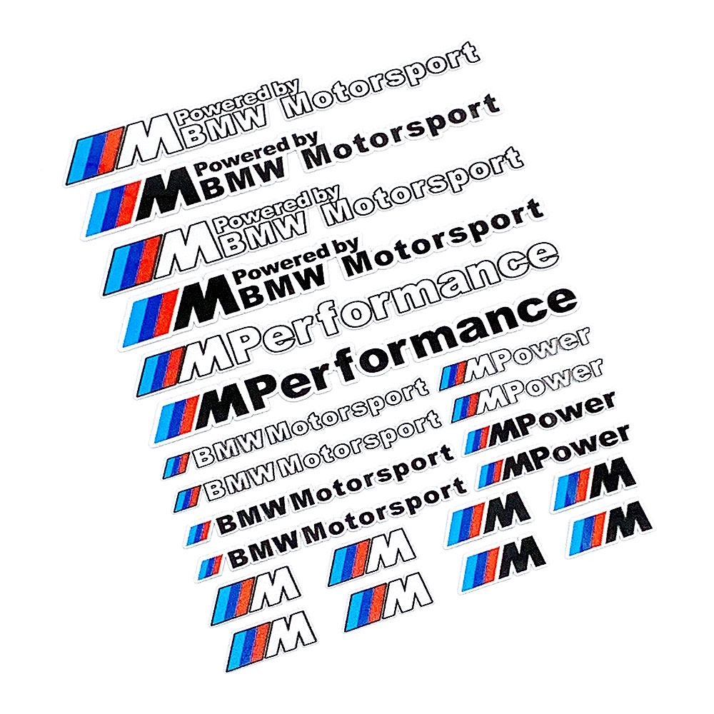 Bmw M Performance Motor Sports Decal Sticker