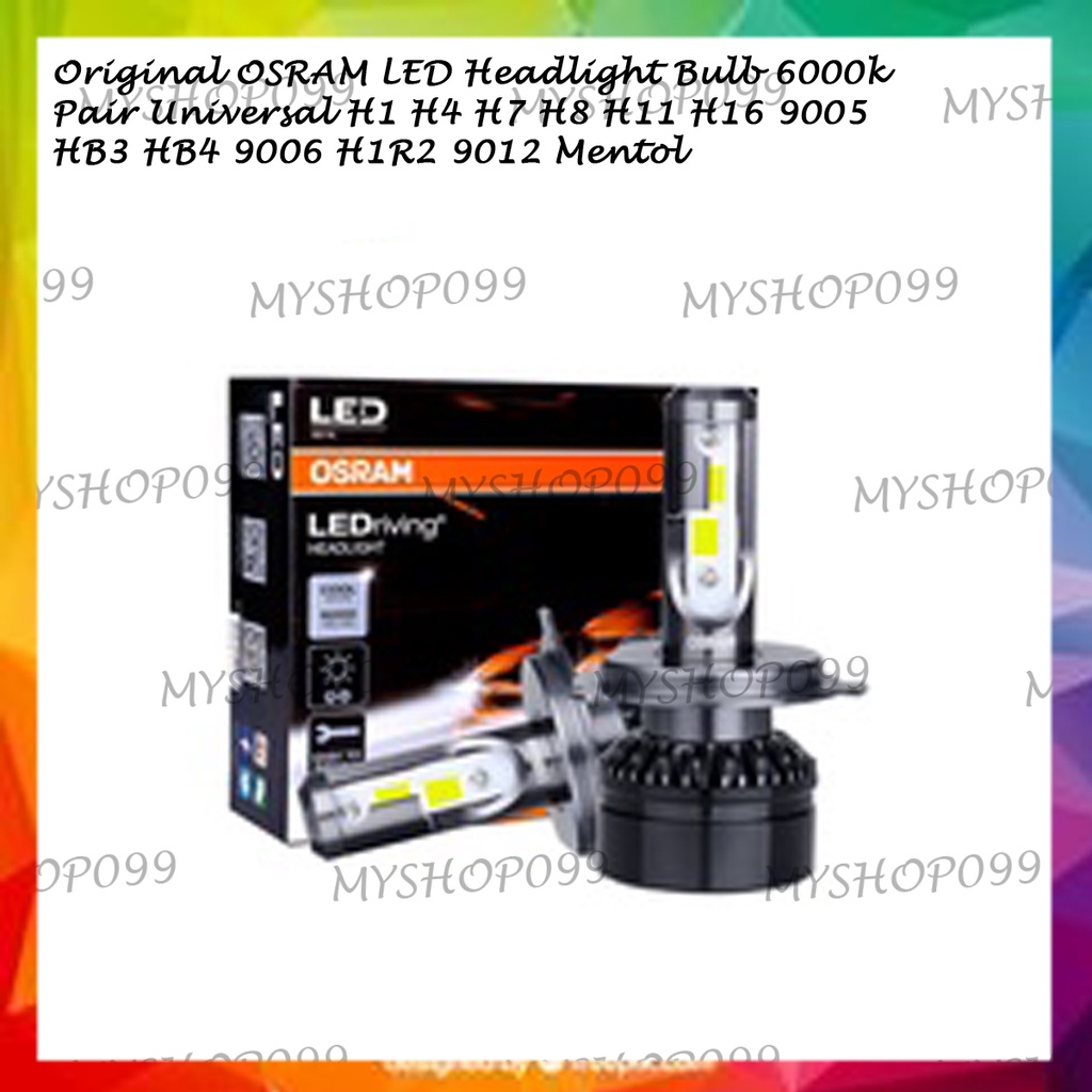 OSRAM Ledriving H7 LED H4 H8 H11 9005 HB3 9006 HB4 LED Bulbs For