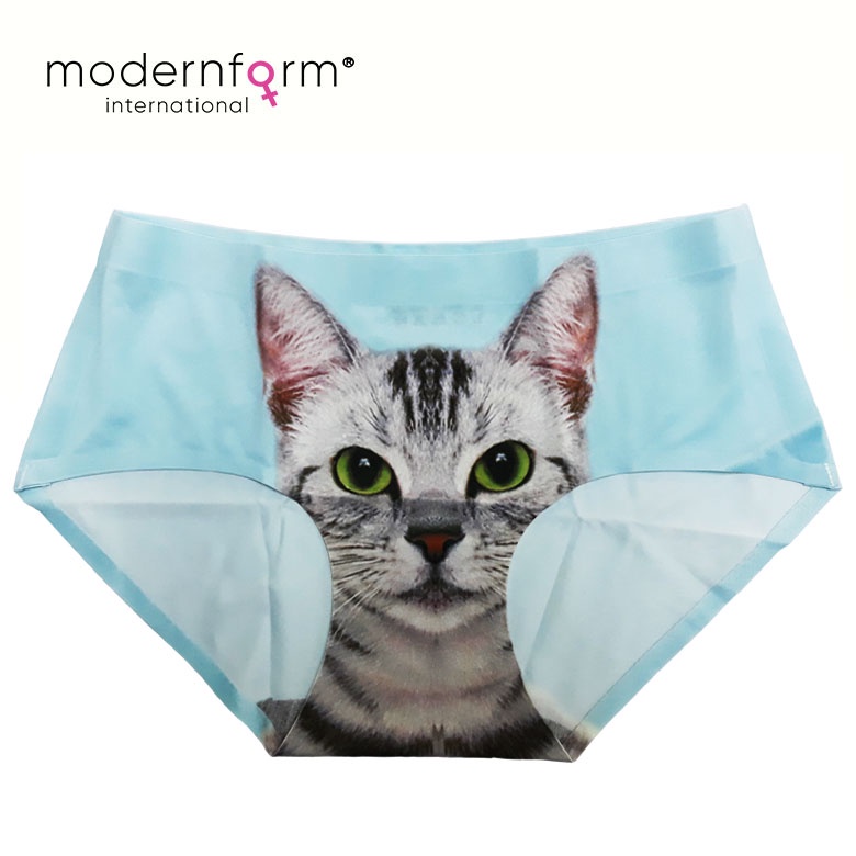 Modernform Cute Cat Panties Female Seamless Material Underwear (M1214)