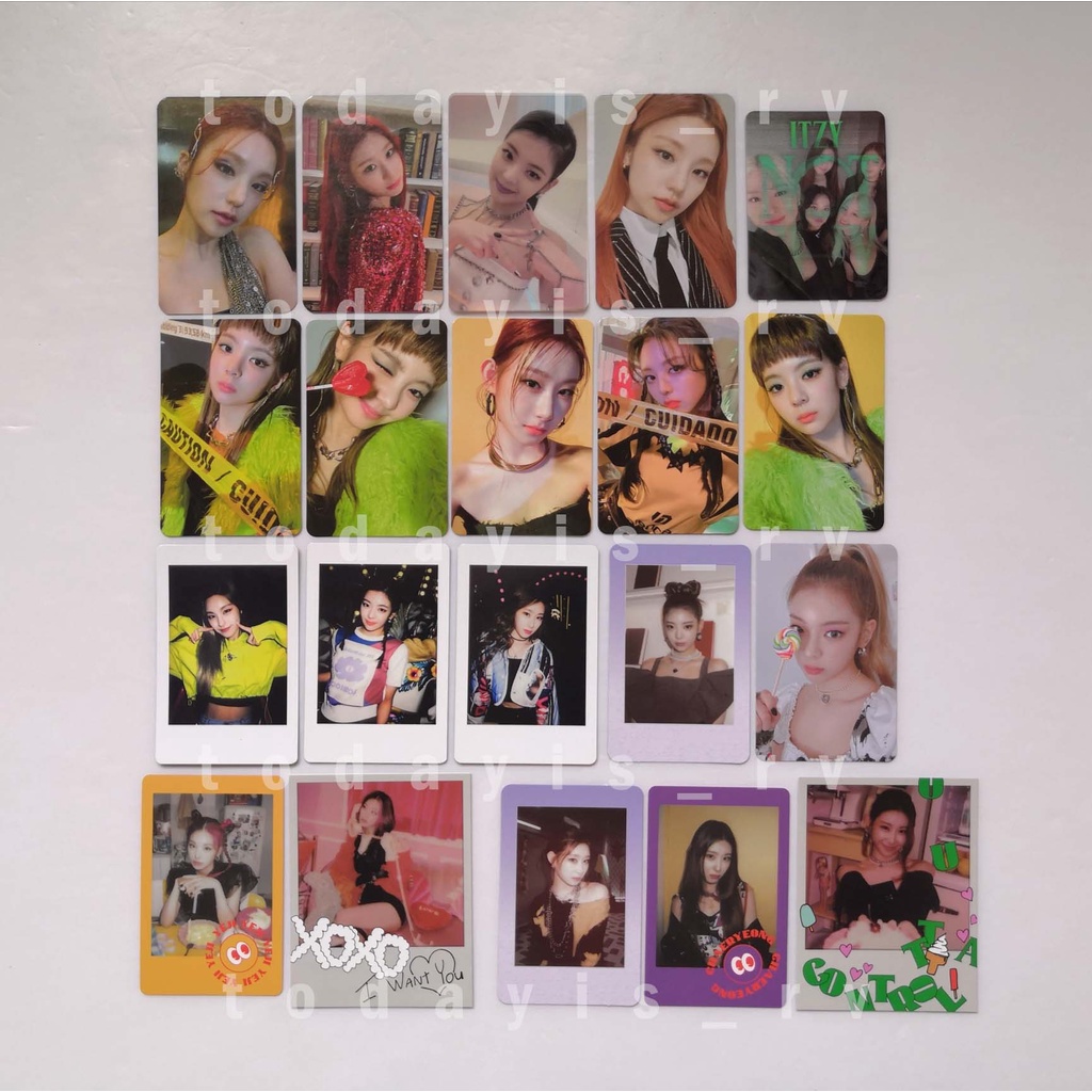 Itzy Guess Who Album Photocards, POB, NBD Photocards