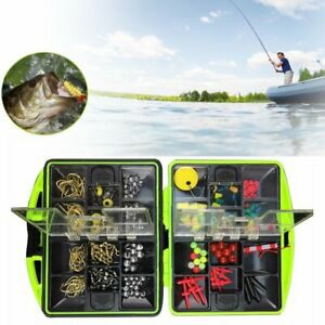24 Compartments Fishing Tackle Box Full Loaded Hook Spoon Fishing