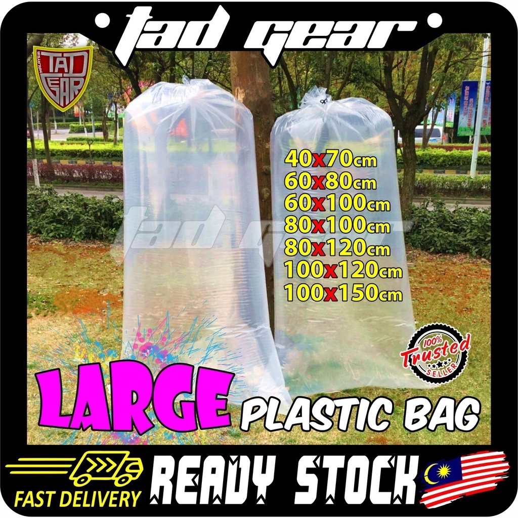 Big transparent plastic discount bag