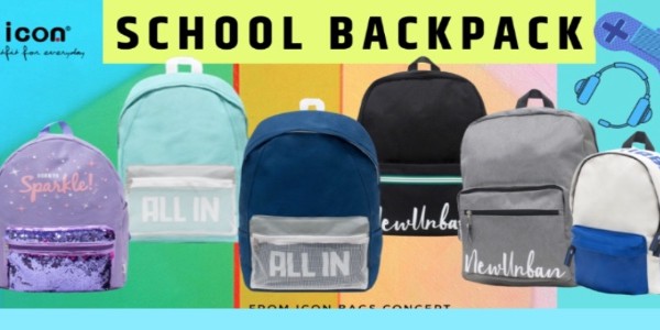 Icon brand school bag on sale