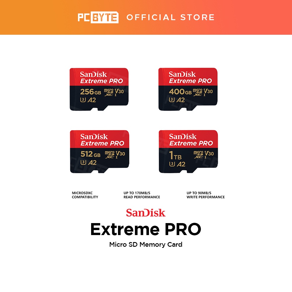 SANDISK EXTREME PRO 256GB MICROSDXC UHS-I CARD