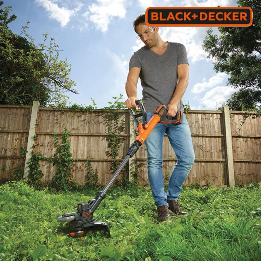 BLACK DECKER STC1820EPCF 18V 28cm Cordless Grass Trimmer with 1