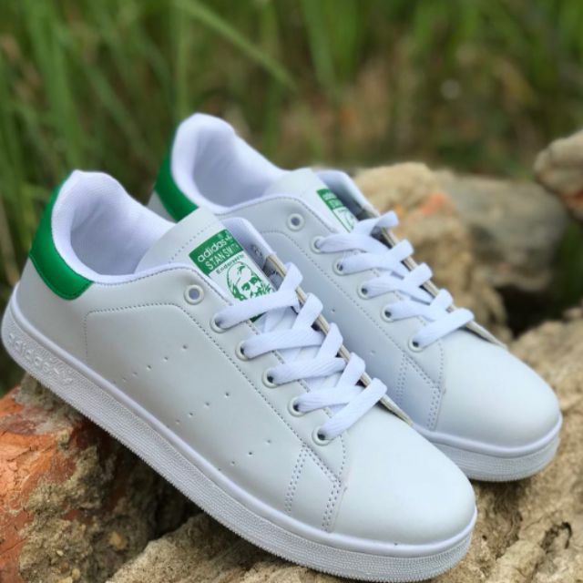 Adidas Stan Smith White Green Shopee Malaysia