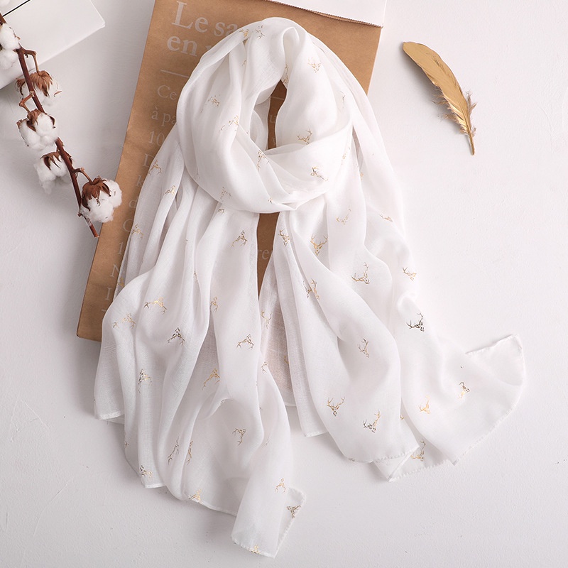 Ladies store white scarves