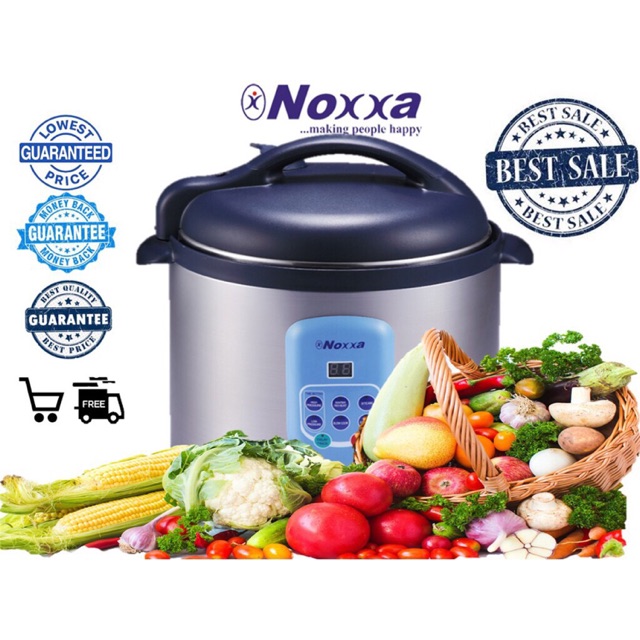 Noxxa pressure best sale cooker made in