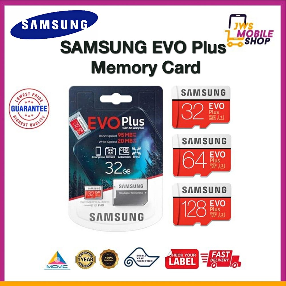 Micro sd samsung hot sale evo plus 32gb