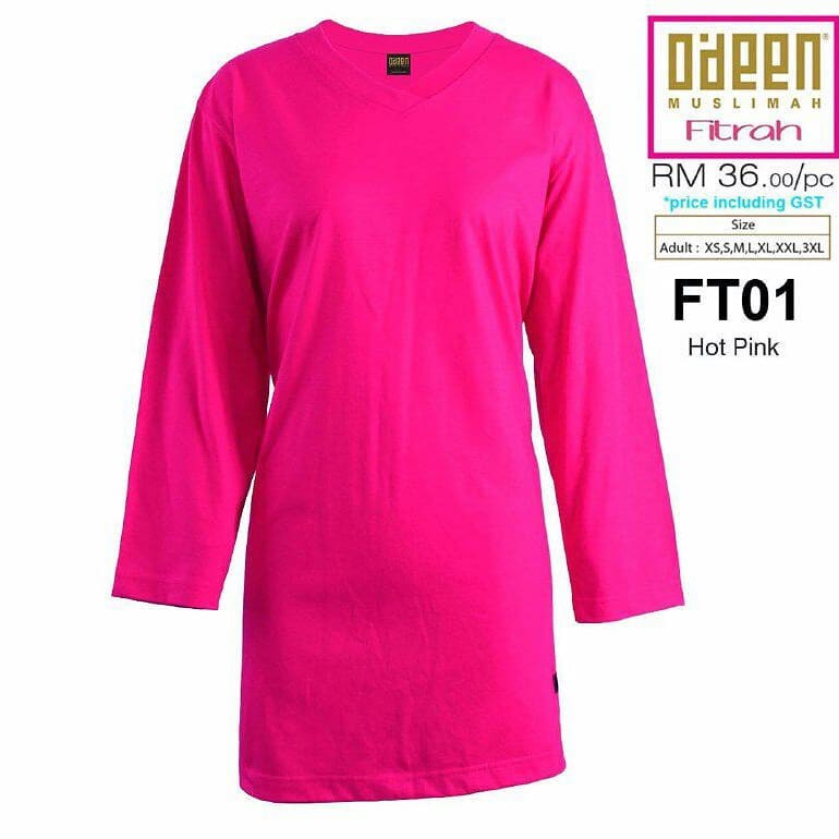 tshirt muslimah plain