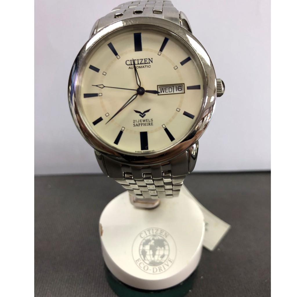 NOS Citizen Automatic 21 Jewels Sapphire Shopee Malaysia