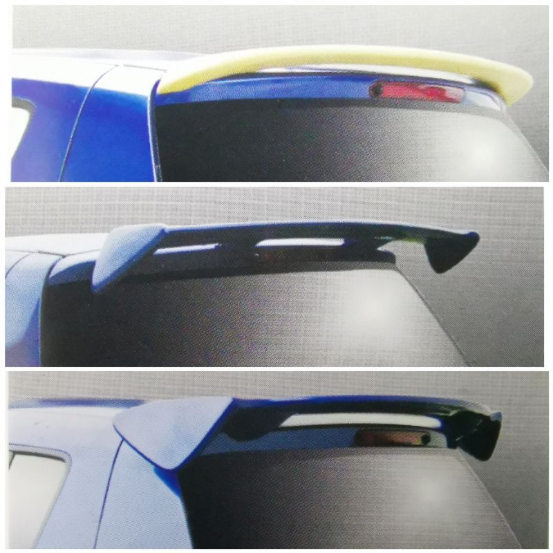 Suzuki Swift '06-12 Spoiler (LL7116 OEM, LL7117 Sport, LL7118 MG' 07, SP260  Monster) Fiberglass Without Paint