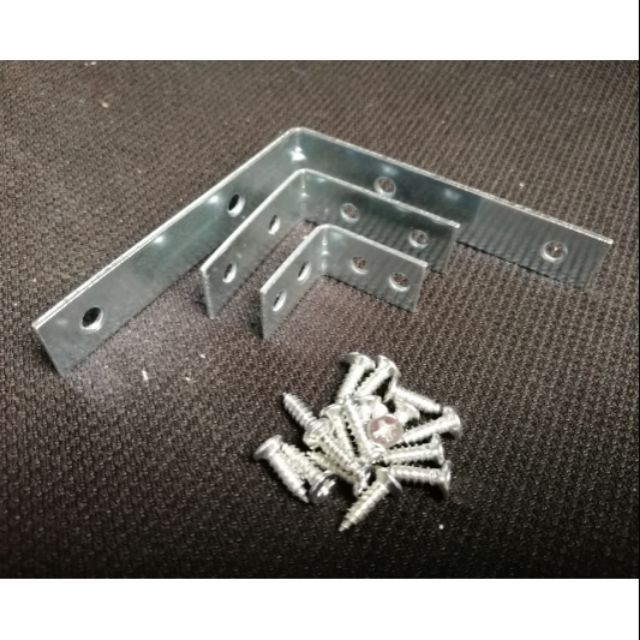 L Shaped Right Angle Bracket Stainless Steel Fastener Support