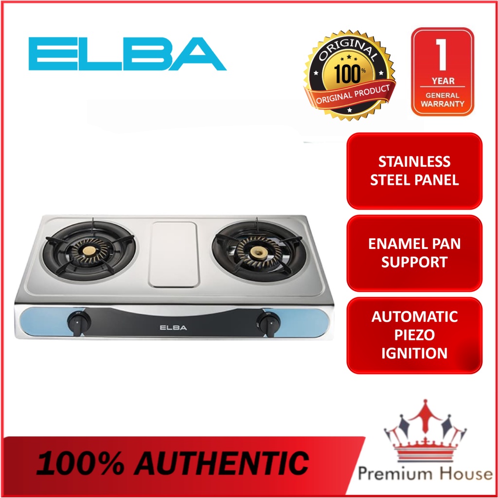 Elba red store gas stove