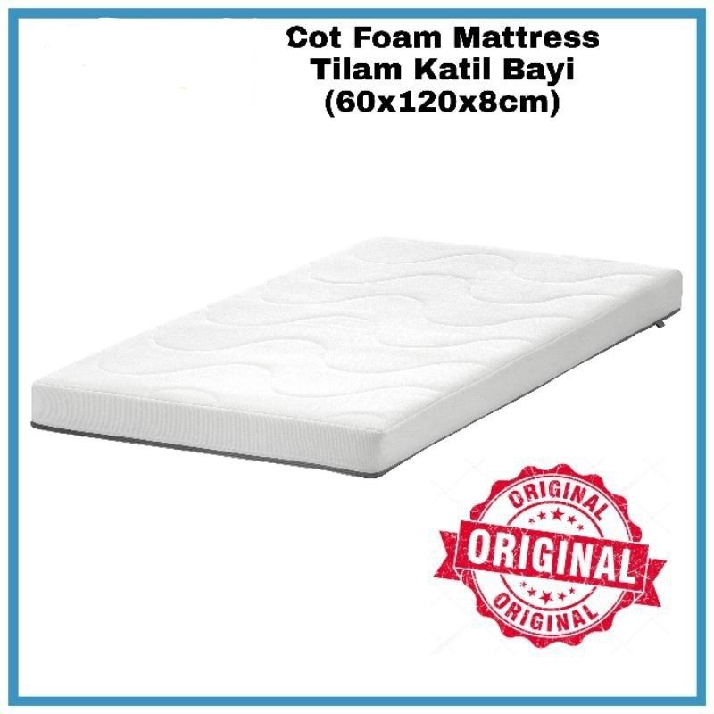 Krummelur foam clearance mattress for cot