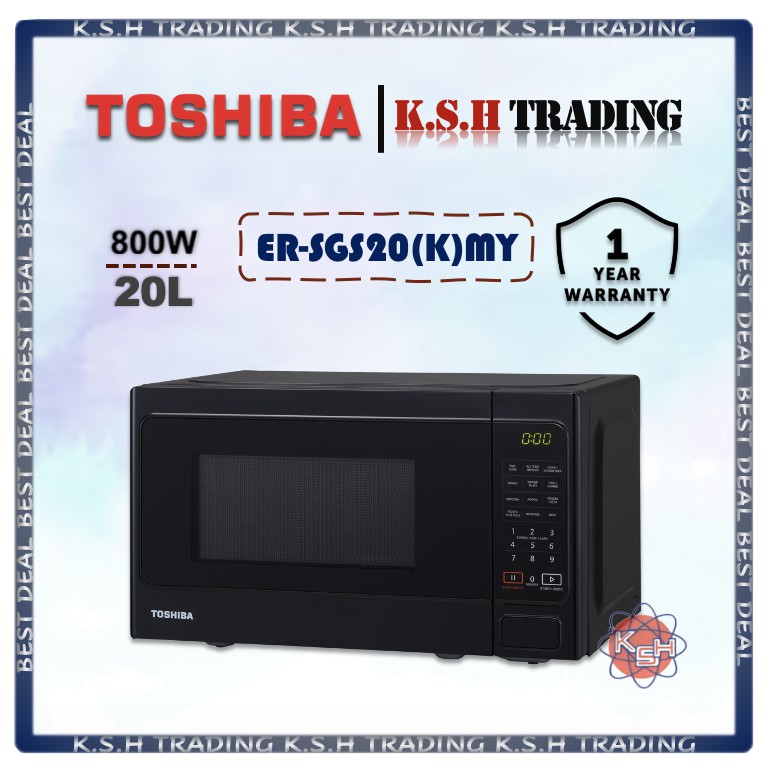 Toshiba 20L Home Microwave Heating Turntable Multi-function Large